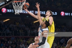 ISTANBUL, TURKEY - MAY 19:  Jan Vesely, #24 of Fenerbahce Istanbul in action during the Turkish Airlines EuroLeague Final Four Semifinal A game between Fenerbahce Istanbul v Real  Madrid at Sinan Erdem Dome on May 19, 2017 in Istanbul, Turkey.  (Photo by Rodolfo Molina/Euroleague Basketball via Getty Images)