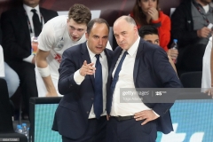 ISTANBUL, TURKEY - MAY 19: Pablo Laso, Head Coach of Real Madrid  in action during the Turkish Airlines EuroLeague Final Four Semifinal A game between Fenerbahce Istanbul v Real  Madrid at Sinan Erdem Dome on May 19, 2017 in Istanbul, Turkey.  (Photo by Tolga Adanali/Euroleague Basketball via Getty Images)