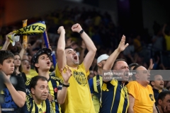 ISTANBUL, TURKEY - MAY 19:  Fenerbahce Istanbul supporters during the Turkish Airlines EuroLeague Final Four Semifinal A game between Fenerbahce Istanbul v Real  Madrid at Sinan Erdem Dome on May 19, 2017 in Istanbul, Turkey.  (Photo by Luca Sgamellotti/Euroleague Basketball via Getty Images)