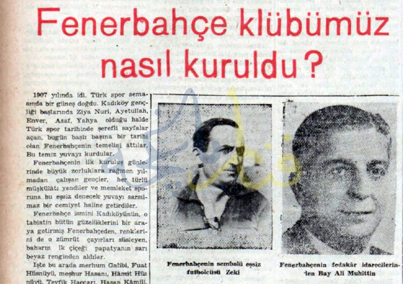 Bir Fenerbahçeliden Kuruluş&nbsp;Hikayesi