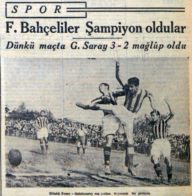 Fenerbahçe'nin Yedinci Türkiye Şampiyonluğu