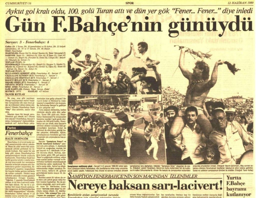 1988-1989 Şampiyonluk Turu