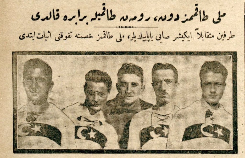 İlk Millî Temasın&nbsp;Fotoğrafları