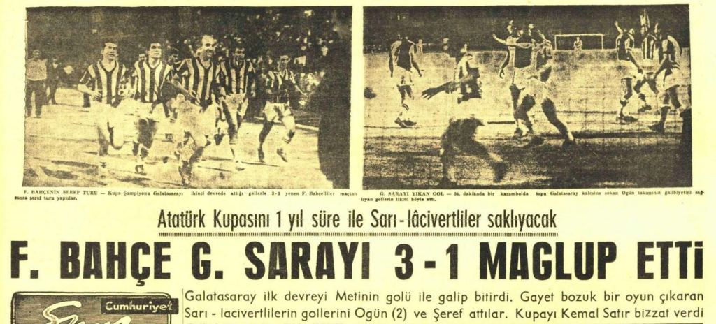 Fenerbahçe’nin İlk Atatürk&nbsp;Kupası