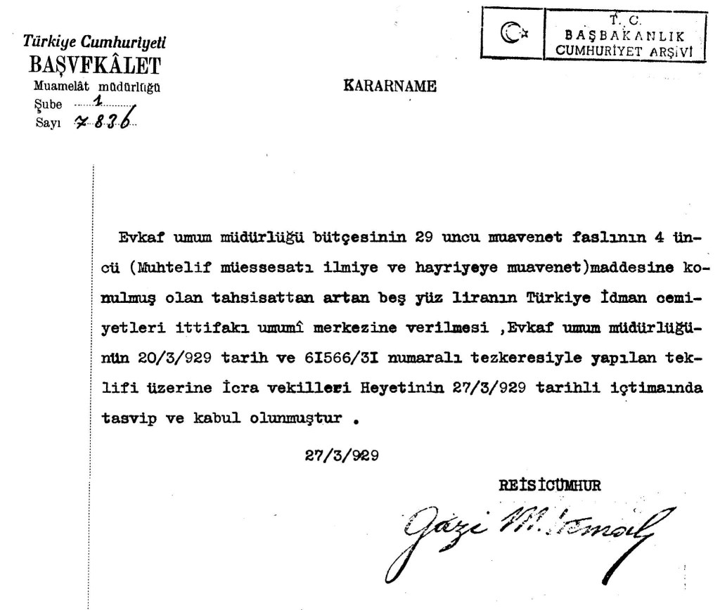 Türk Futbolunun İdari Tarihçesi