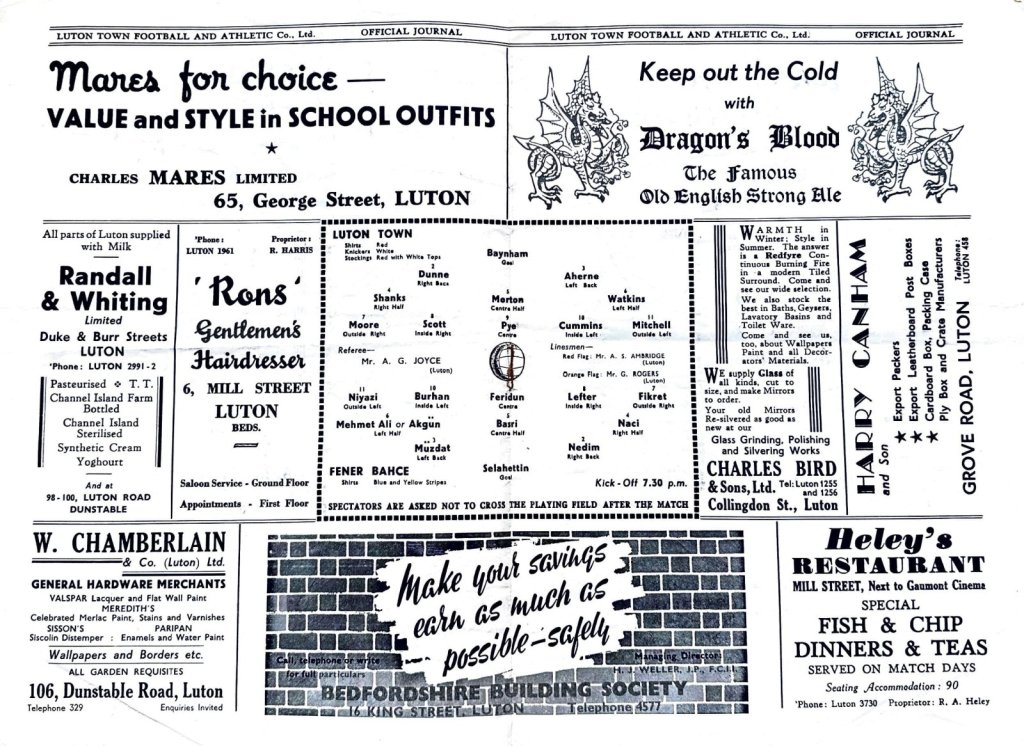 Tarihî Maç Broşürleri VII