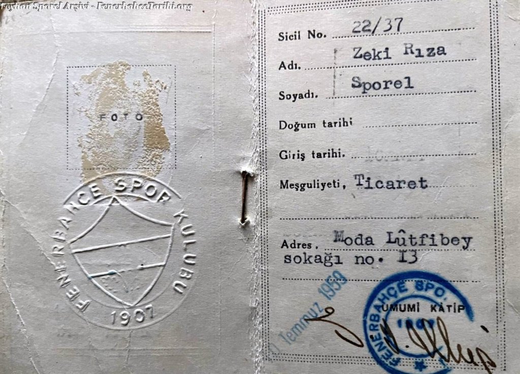 Zeki Rıza Sporel Arşivi