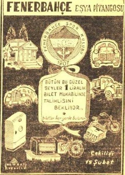 Fenerbahçe Eşya Piyangoları