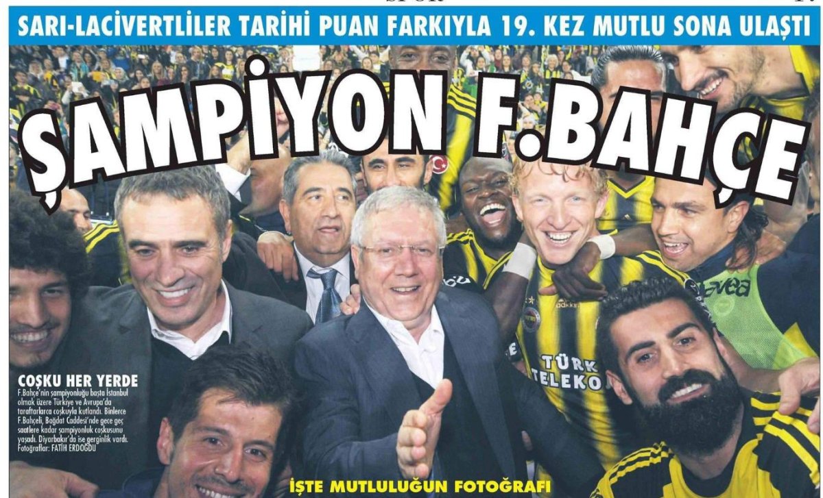 Fenerbahçe’nin Yirmi Sekizinci Türkiye Şampiyonluğu