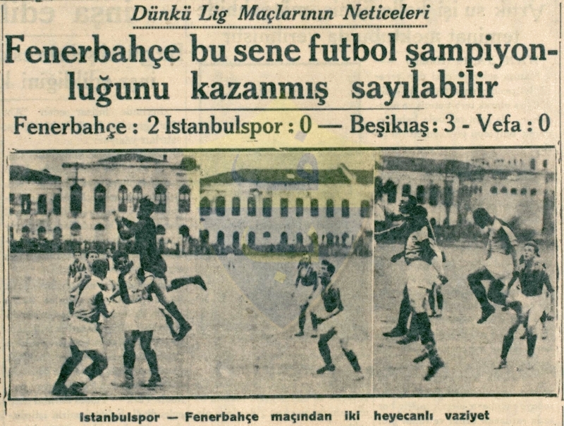 Fenerbahçe Tarihinde Bugün