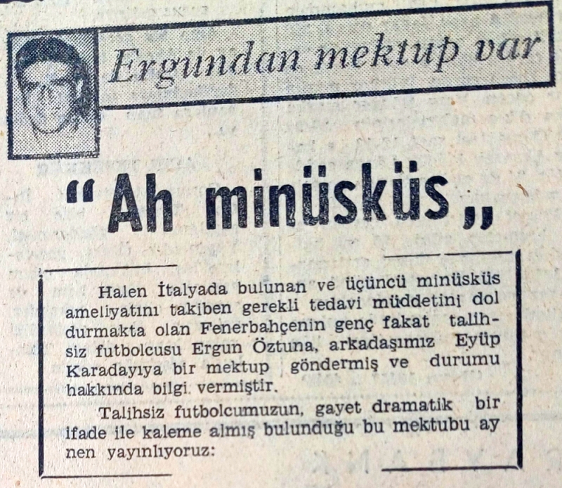 Ergun’dan Mektup Var