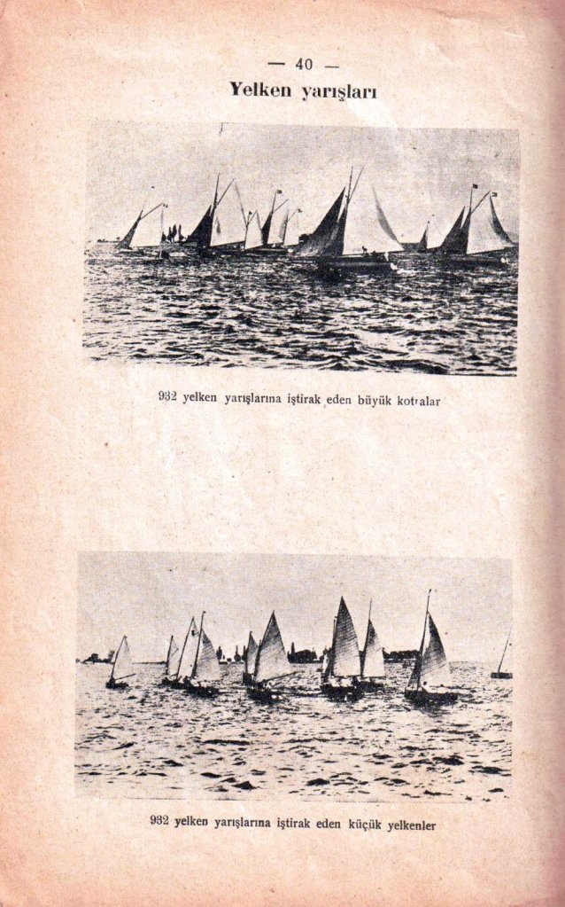 Cumhuriyetin İlk Yelken Yarışları