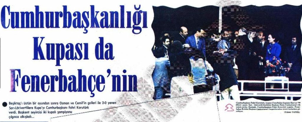 Fenerbahçeli Cumhurbaşkanı Fahri&nbsp;Korutürk