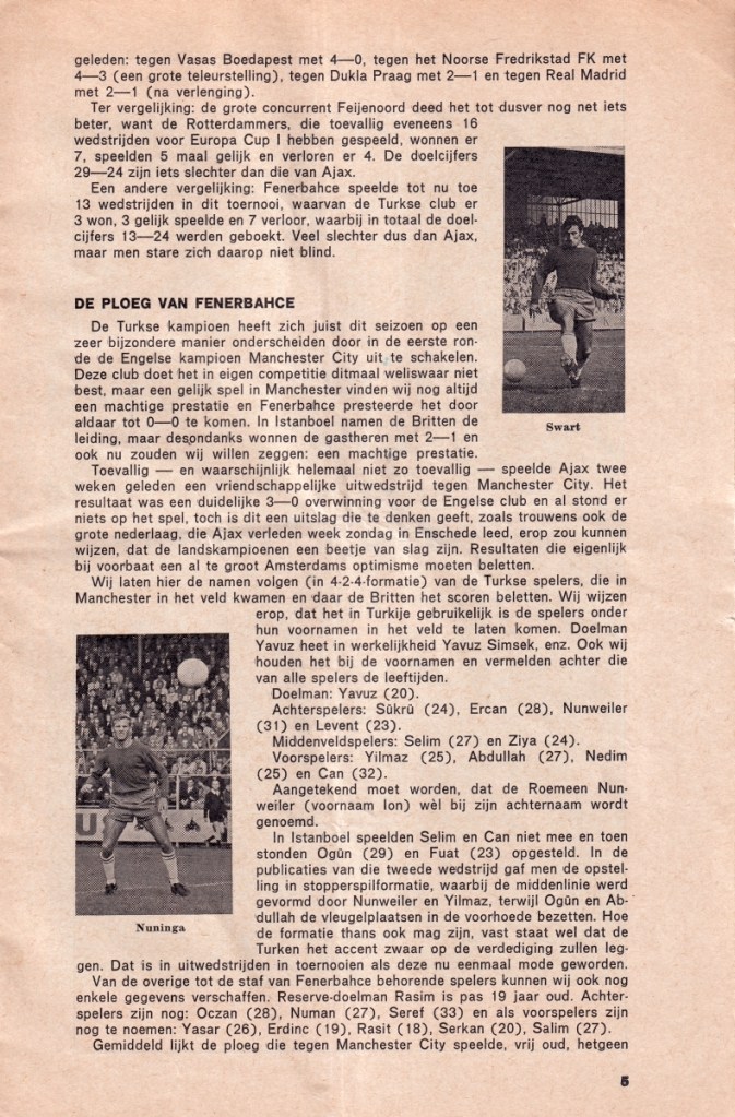 Tarihî Maç Broşürleri II