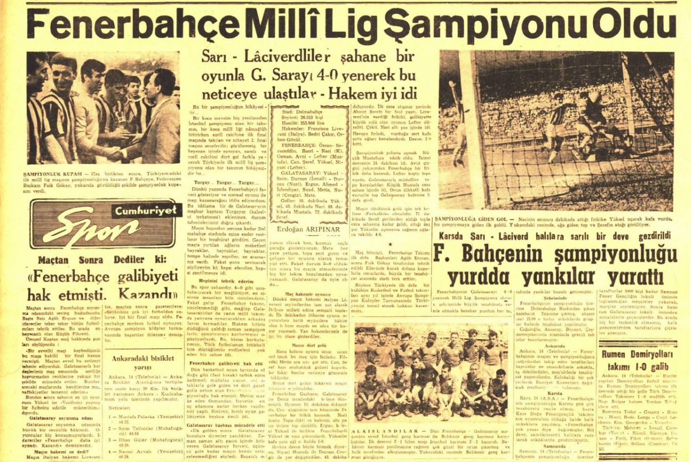 Şampiyonlar Şampiyonu Fenerbahçe